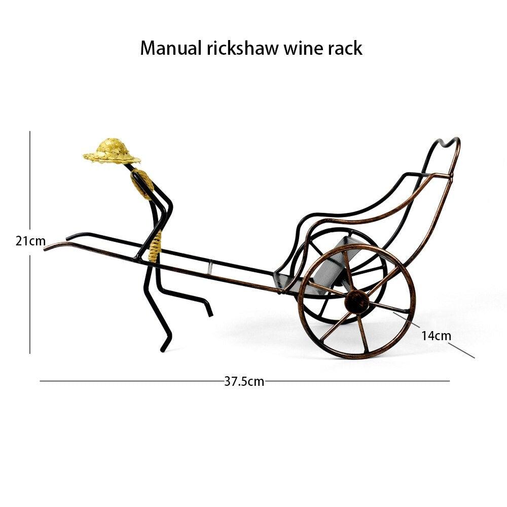 Wine Bearer - Rickshaw Wine Rack 